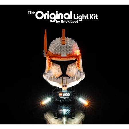 Brick Loot LED Lighting Kit for LEGO® Star Wars Clone Commander Cody Helmet (75350) - LEGO Set NOT Included