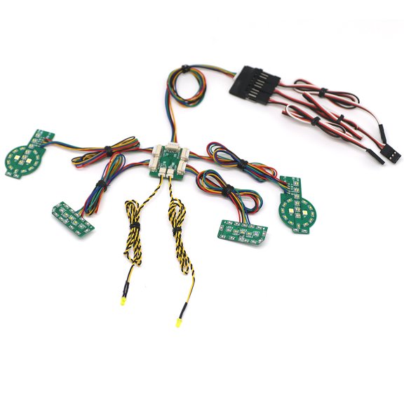 LED Lighting System for Traxxas TRX-4 2021 Ford Bronco Non-Destructive Installation, Multi-State Flashing, 1/10 Scale