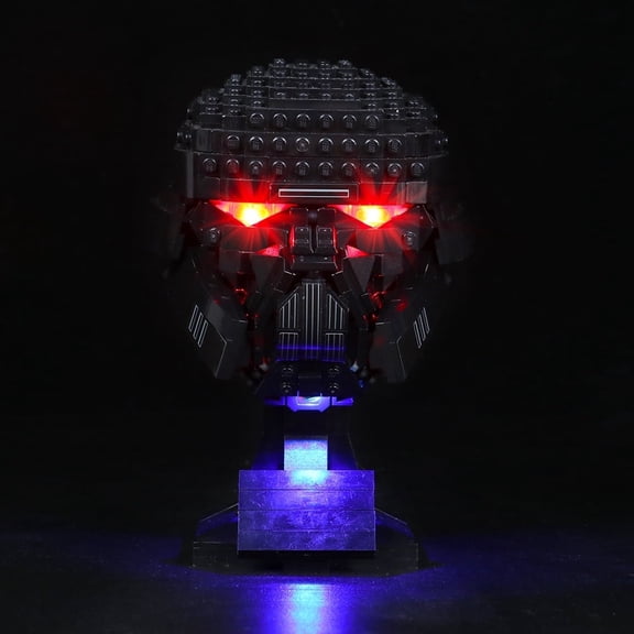 LED Lighting for Legos 75343 Dark Soldier Helmet, Creative Light Kit Compatible with Legos 75343 -(NOT Included The Building Blocks Model Set)
