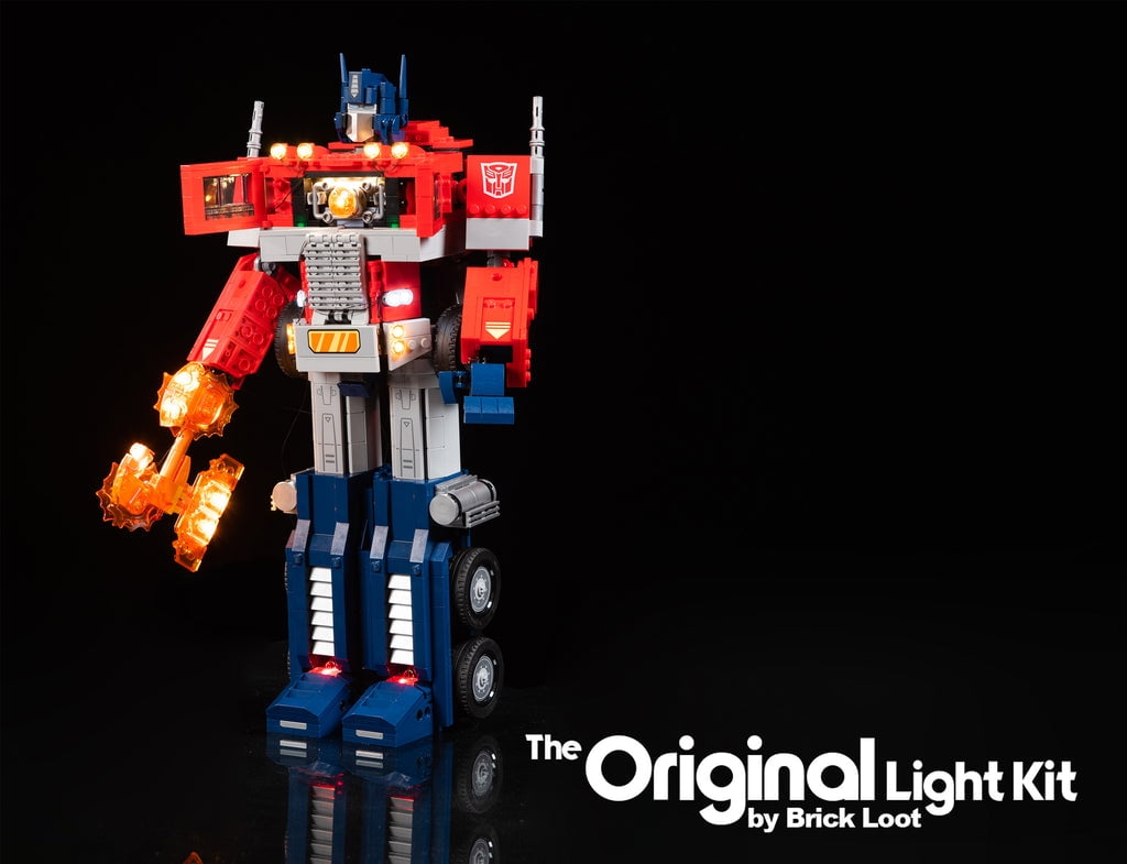 LED Lighting kit for LEGO Optimus Prime 10302 - LEGO set NOT included 
