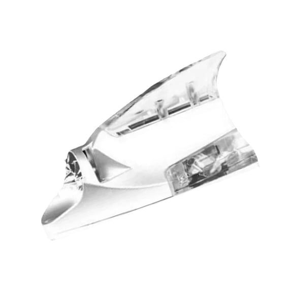 LED Lights Car Tru Wind Power Shark Fin Roof Antenna Aerial Warning Lamp N2 J6Q3