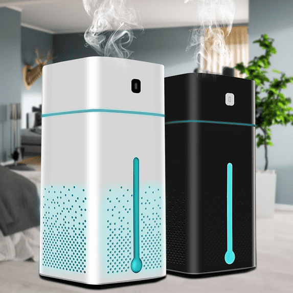 LED Lights Cool Mist Humidifier Aromatherapy Essential Oil Diffuser Cool Mist for Bedroom Living Room Baby Room