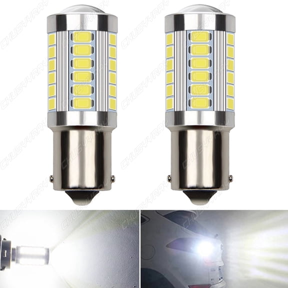 1156 LED Bulbs Bright, 12V High Light Output Replacement for Tail Brake Stop Backup Reverse Turn Signal Light Bulbs, fits Riding Lawn Tractor Garden Tractor Utility Vehicle, 2x