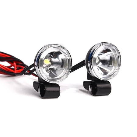 LED Lights Headlights Spotlight for TRX4 SCX10 #G157H 1/8 1/10 RC RC Model Car[HT-lens Glossy Lens G157HG]