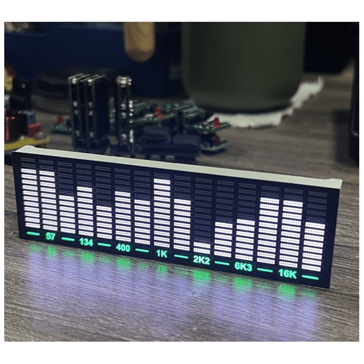 Normal Music Led LED Lights Music Spectrum Pickup Rhythm Analyzer Light Display Voice ...