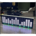 thumbnail image 1 of LED Lights Music Spectrum Pickup Rhythm Analyzer Light Display Voice Control Audio Level Indicator Car Atmosphere Lights,1 set x LED audio spectrum display lights, 1 of 6
