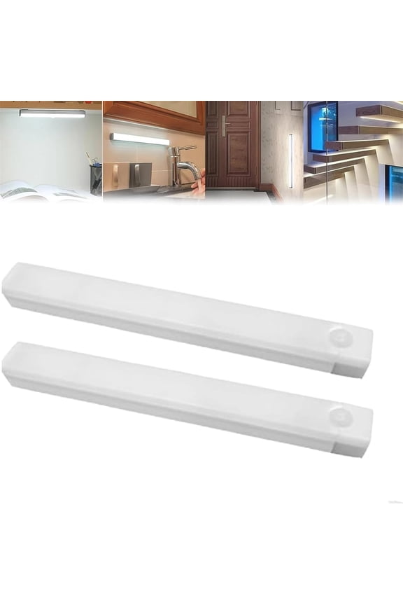 LED Lights Punch-Free Smart Sensor Magnetic Rechargeable LED Lights LED Motion Sensor Night Light Rechargeable With Magnetic Holders, Usupdd 2025 LED Lights Punch-Free Smart Sensor