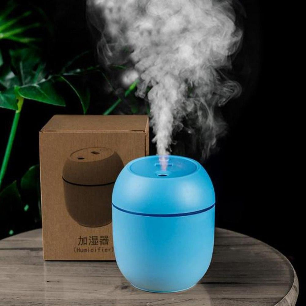 300ml 7 Color LED Lights Fog Humidifier - Mist Air Humidifiers for Bedroom  / Living Room / Baby with Night Light /Aroma Humidifier/Aromatherapy  Essential Oil Diffuser 