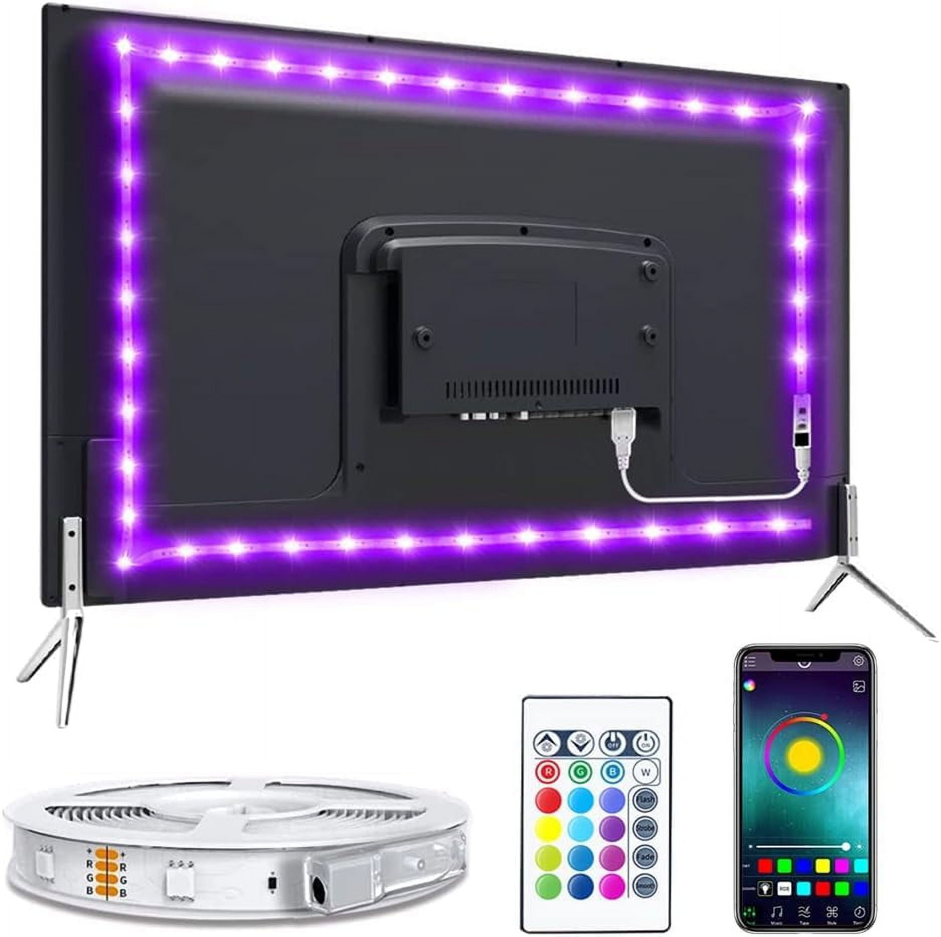 LED Lights for TV 6070 Inch App Controlled TV Light Strip USB Powered