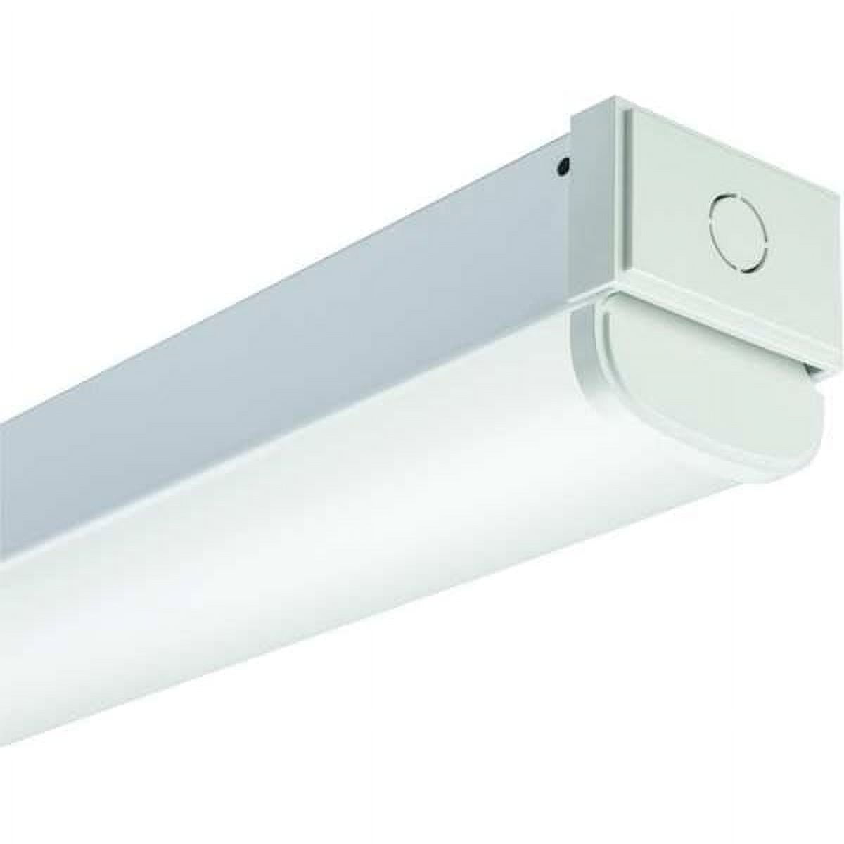 Daylight White 8 ft LED Steel Strip Light with Diffuser, 5000K, 9627 lm