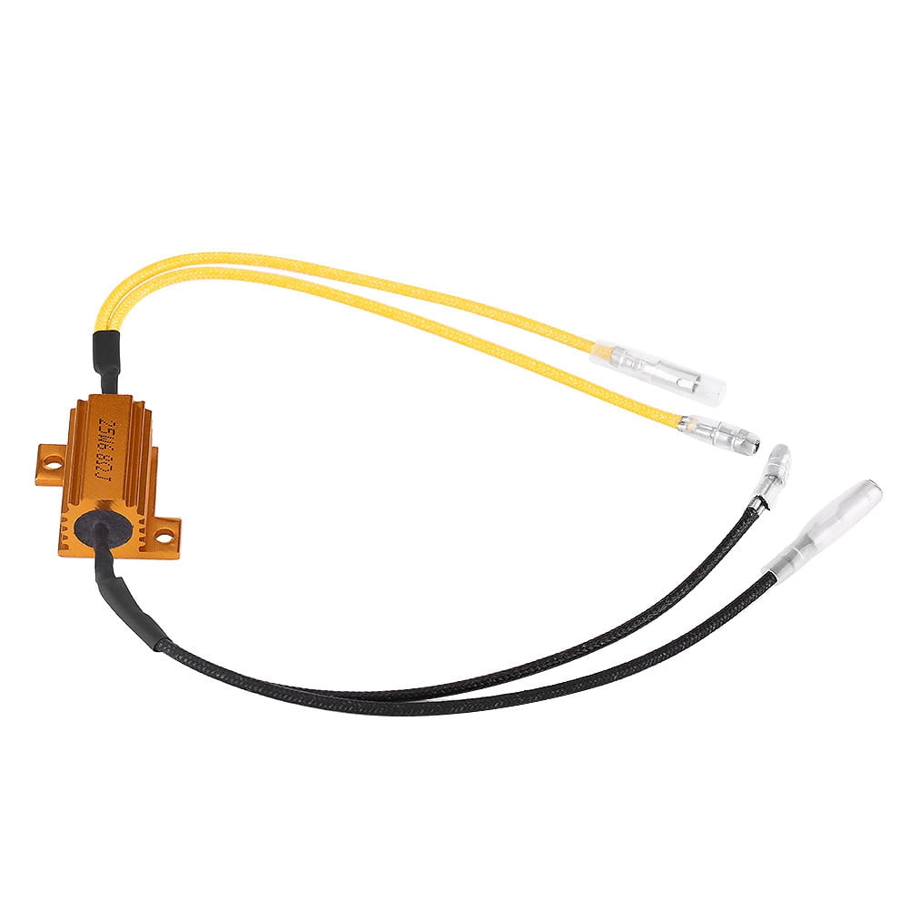 LED Load Resistor, LED Load Decoder Heatproof Universal 6.8 Ohm J 25W