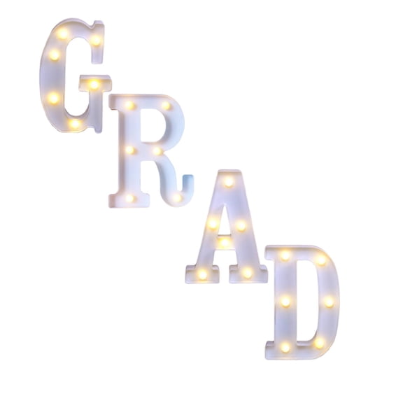 LED Long Marquee Light Up Letters Graduation Decorations 2026, Class of 2026 Sign ‘GRAD 2026’ for Kindergarten High School College Graduation Party Table Wall Decor and Centerpieces