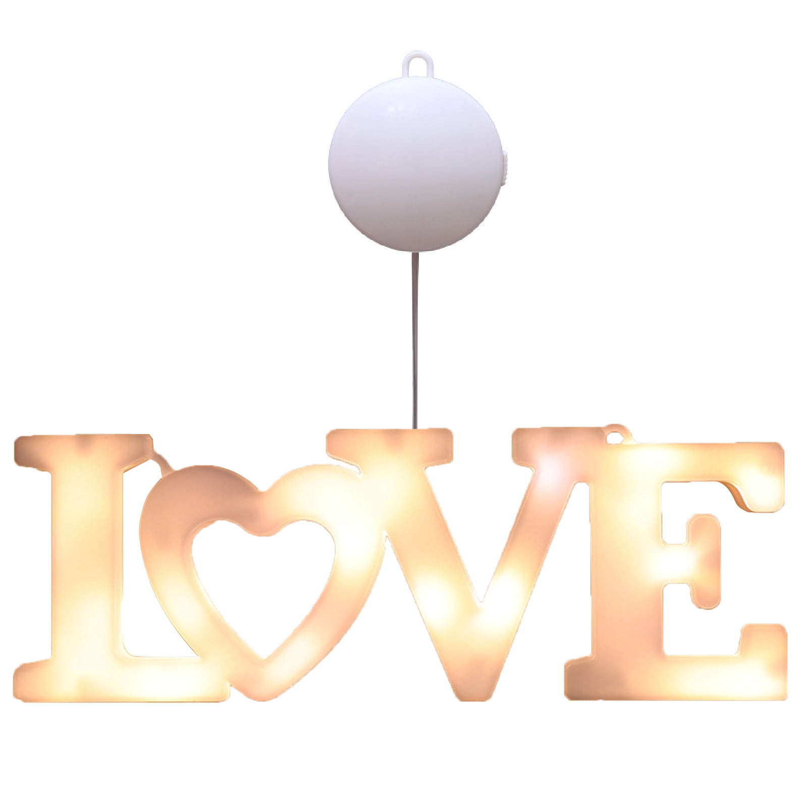 LED Love Letter Light Decorative Colorful Easy To Hang Romantic Vibe ...
