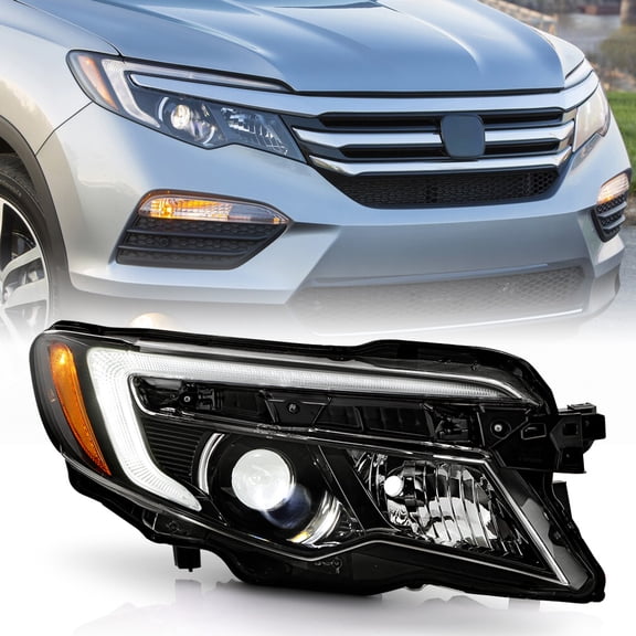 LED Low Beam+DRL Headlight For 2016-2022 Honda Pilot 17-22 Ridgeline Passenger