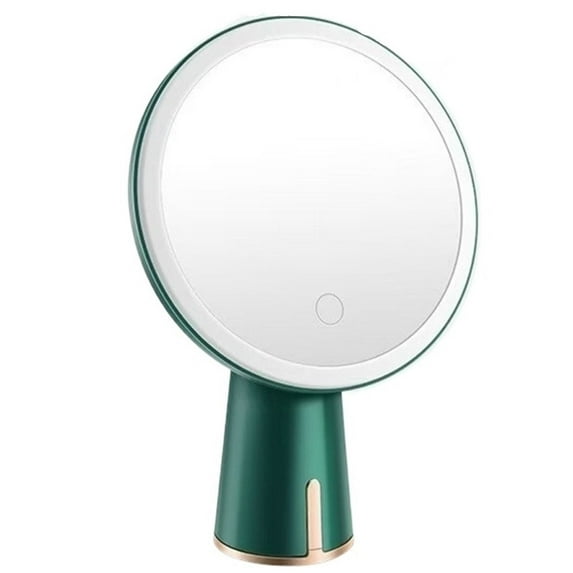 LED Luxury Compact Makeup Mirror High-Definition Vanity Mirror Desktop Lighting Beauty Mirror With Light