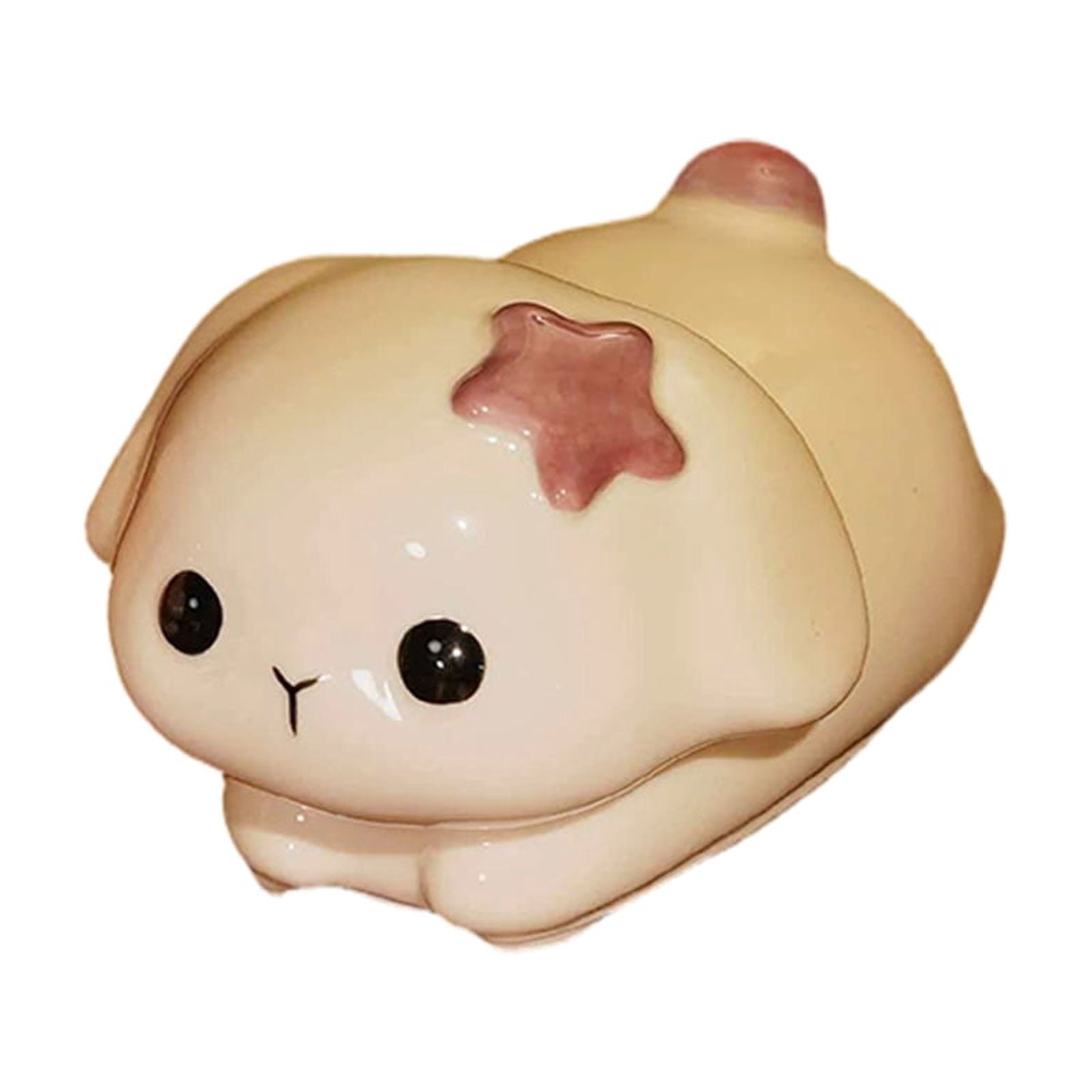 LED Lying Flat Cat Night Light, 3 Level Dimmable Nursery Nightlight,Cute Lamps Silicone Squishy Light Up Cat,Rechargeable Bedside Touch Lamp for Breastfeeding Toddler Baby Kids Decor