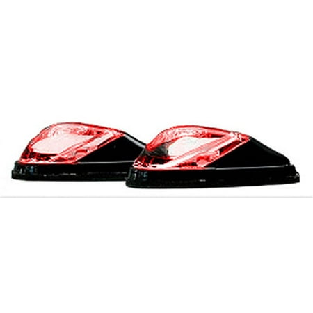 Led Marker Lights, Mini-Flush Mt. Black Body, Red (1 Led)