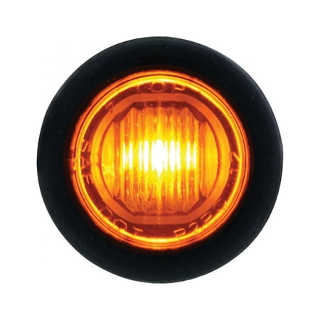 LED MINI CLEARANCE/MARKER LIGHT COMPETITION SERIES - AMBER LED/AMBER LENS