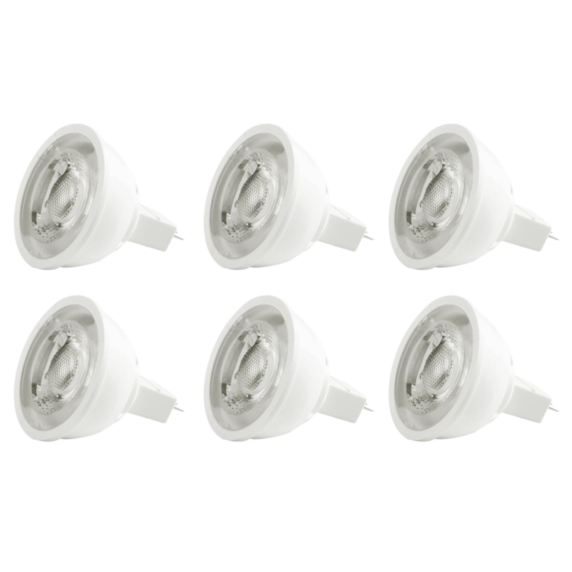 White Frosted LED MR16 Light Bulb 6.5W GU5.3