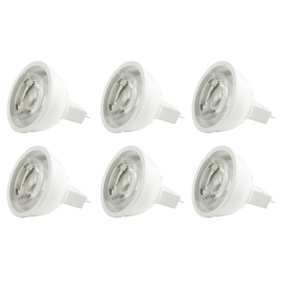 LED MR16 light bulb GU5.3 6.5W 12V LM500 3000K DIM 40, CRI80, ETL, 25000HRS, LM500, DIMMABLE
