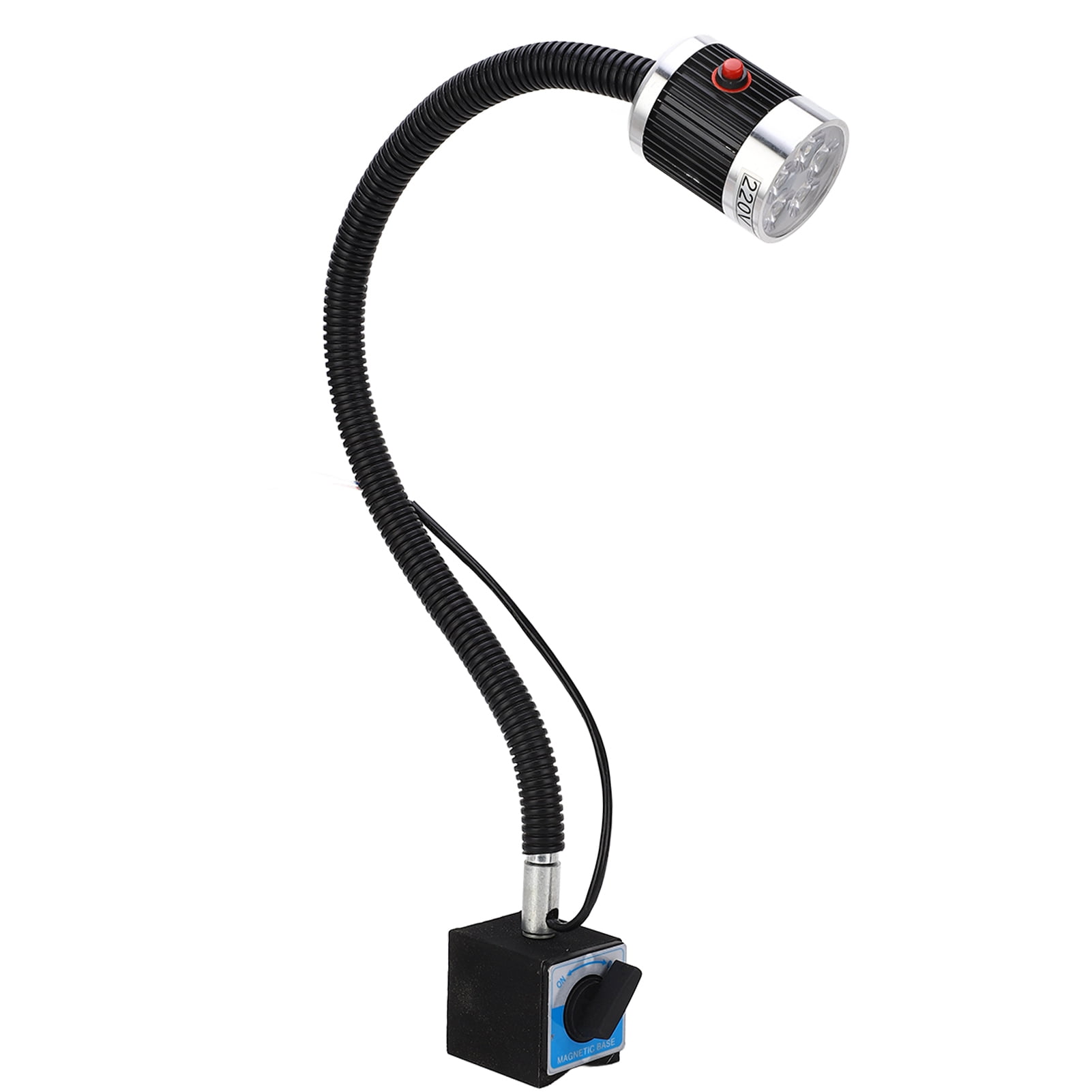 LED Machine Tool Lamp Flexible Gooseneck Base High Bright Soft