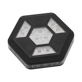 LED Magnetic Warning Light Flashing Rechargeable Yellow Traffic Safety Flas