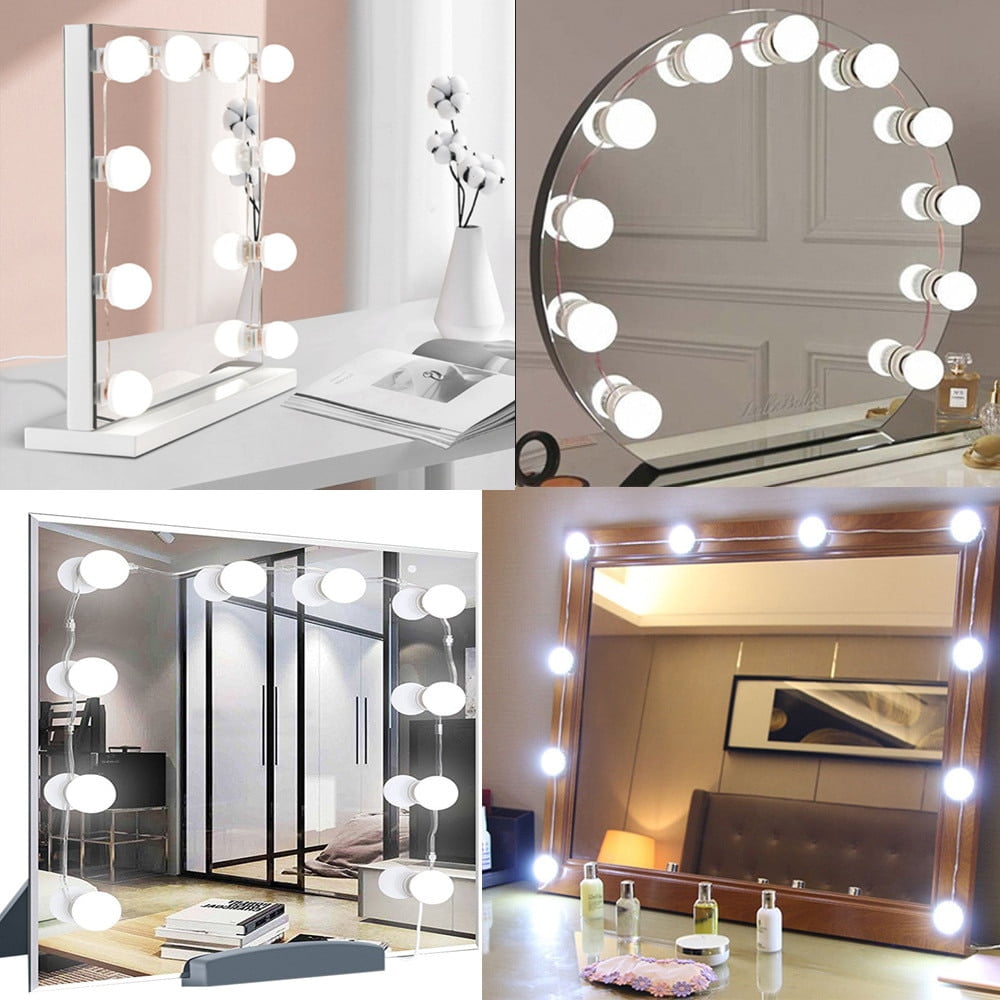 LED Make up Mirror Light Bulbs USB Hollywood Vanity Makeup Mirror