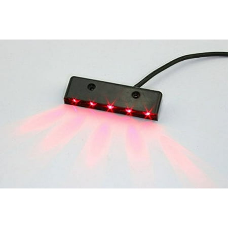 LED Map Light - High Power - 5 LED - Red LED Under Panel Footwell Light