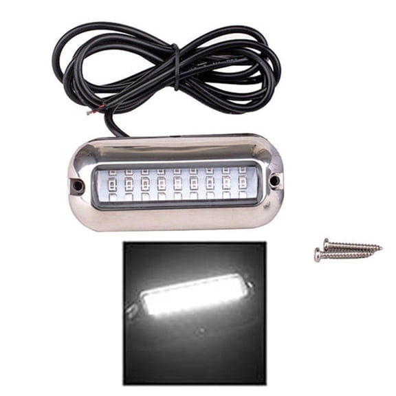 LED Marine Light IP68 Waterproof Boat Transom Light 27 LEDs Yacht Spotlight