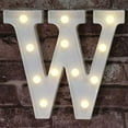 thumbnail image 1 of LED Marquee Letter Lights Sign, Light Up Alphabet Letter for Home Party Wedding Decoration W, 1 of 14