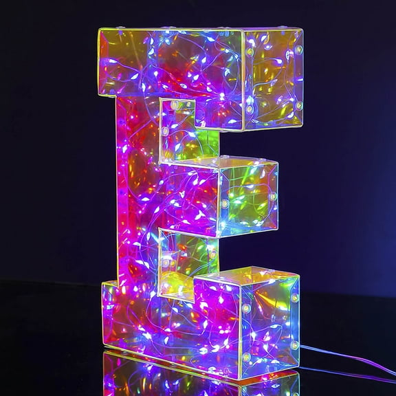 LED Marquee Letter Lights Sign Valentine's Day Decorations 100 Lamp Beads Light Up Alphabet Letter Decorative Neon Lights for Home Party Wedding Decoration Battery/USB Bedroom Decor Valentines Decor
