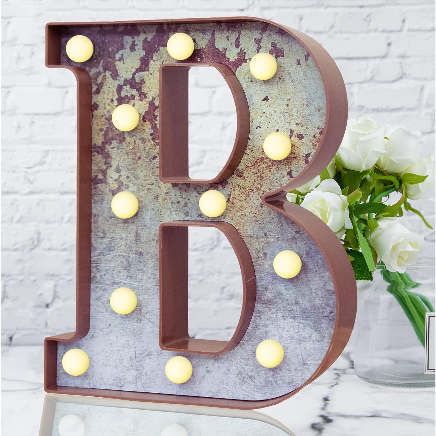 Metal Letters With Lights