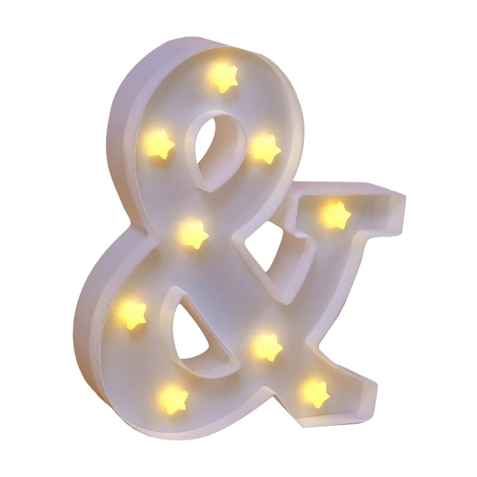LED Marquee Sign Light Up Letters, White 26 Alphabet Light Up Letters ...