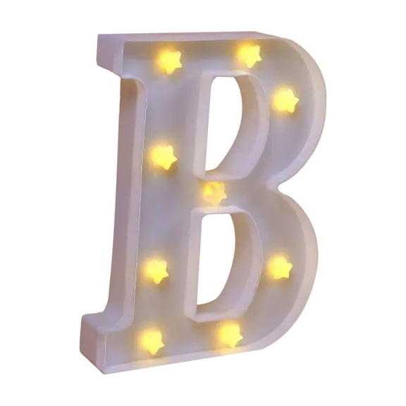 LED Marquee Sign Light Up Letters, White 26 Alphabet Light Up Letters, Battery Powered LED Letter Lights for Birthday Party, Christmas Night, Home, Bar, Graduation, Wedding Decoration