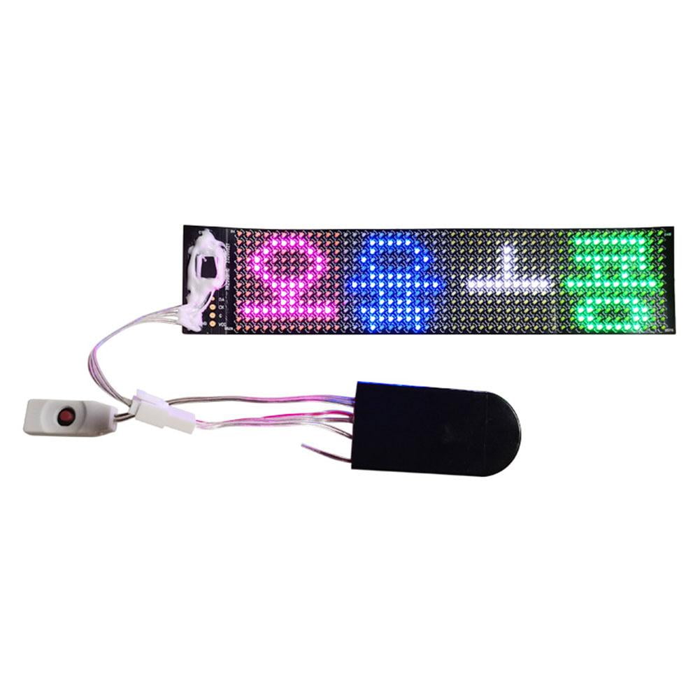 LED Matrix Panel USB Flexible Colorful DIY Programmable App Remote ...