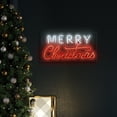 thumbnail image 1 of Northlight LED Merry Christmas Neon Lighted Wall Sign - 17", 1 of 9