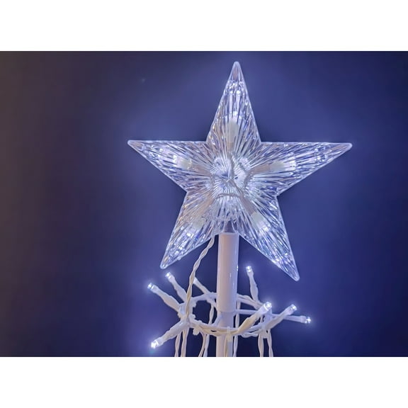 Hi-Line Gift Ltd. LED Metal Decorative Tree with Top Star - Cool White
