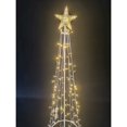 thumbnail image 1 of Hi-Line Gift Ltd. LED Metal Decorative Tree with Top Star - Warm White, 1 of 3