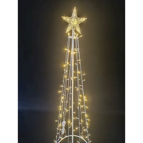 Hi-Line Gift Ltd. LED Metal Decorative Tree with Top Star - Warm White