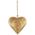 thumbnail image 1 of LED Metal Heart-Shaped Decorative Lantern with Hanging Rope, Aged Brass Finish, Indoor Outdoor Christmas Wedding Party Decor, 1 Piece, 1 of 1