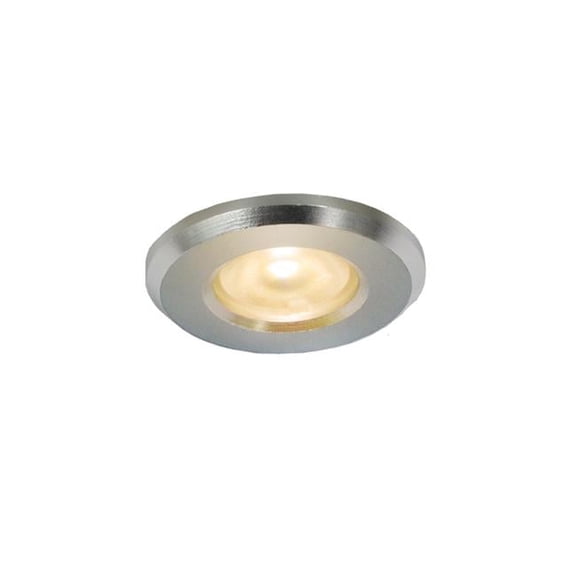 LED Micro Mini Direct Downlight, Brushed Aluminum