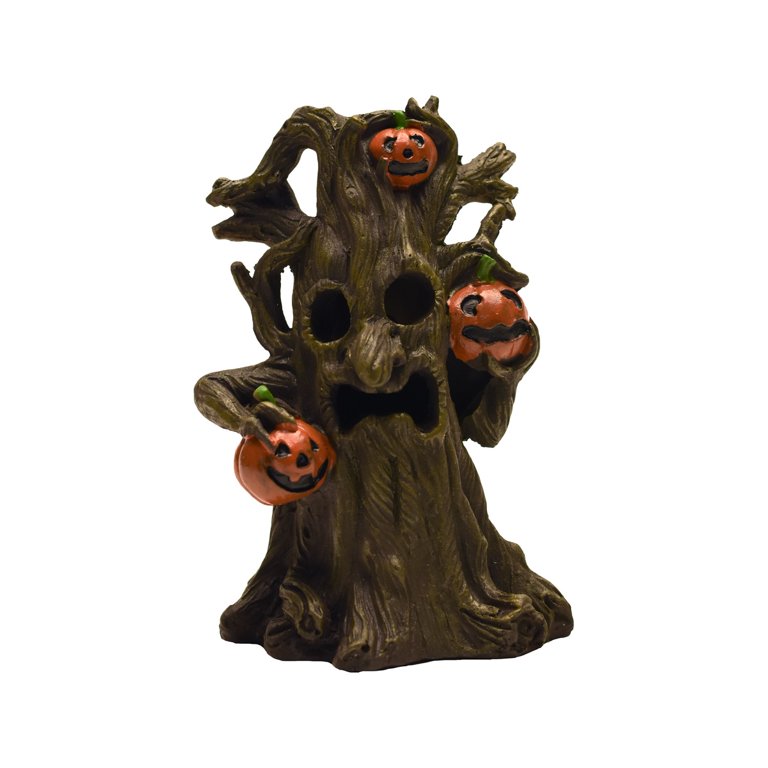 Light Up Mini Haunted Tree Halloween Fairy Garden LED Landscape Miniature Decor Light Up Mini Haunted Tree Halloween Fairy Garden LED Landscape Miniature Decor