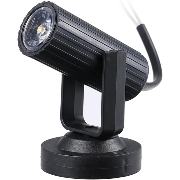 LED Mini Spotlight Mini Beam Projector AC85 265V 1W Stage Effect Light KTV Bar DJ Disco Stage Party Light Portable Home Party Decoration Performance Club Concert (White)