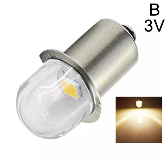LED Miniature Lamp DC 3V 4,5V 6V 12V 18V 1SMD Flashlight Replacement Bulb, F6H5