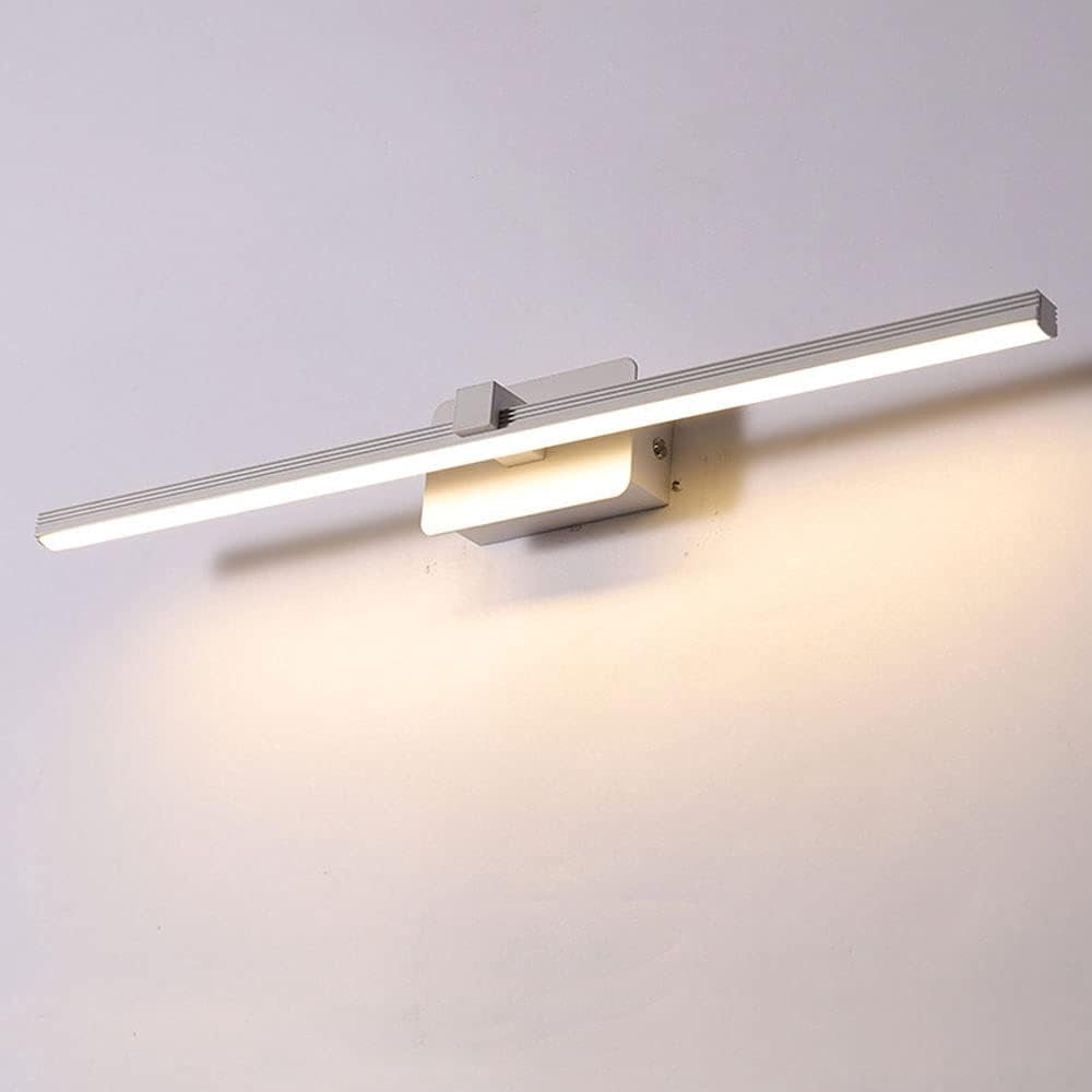 LED Mirror Lights Bathroom Mirror Lamp Warm White 3000K Mirror Front Lighting Fixture, Bathroom Cabinet Lights Mirror Wall Lamps for Makeup Bathroom Toilet Bedroom