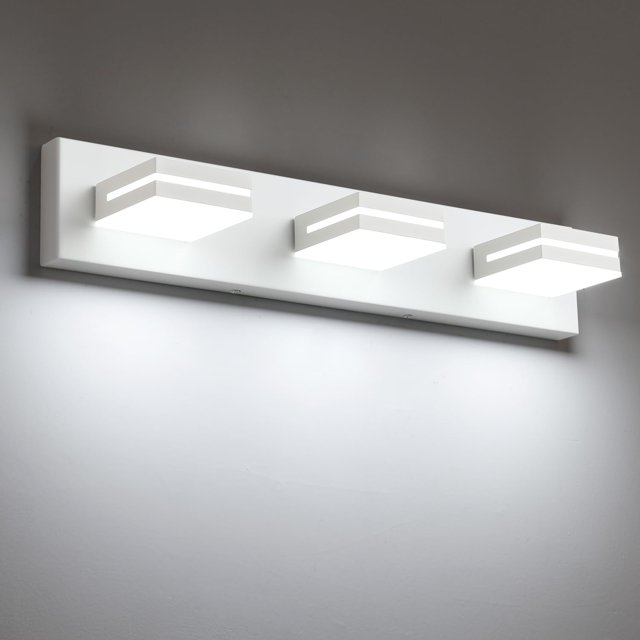 LED Modern Bathroom Vanity Light Fixtures (3Light, 24Inch), Matte