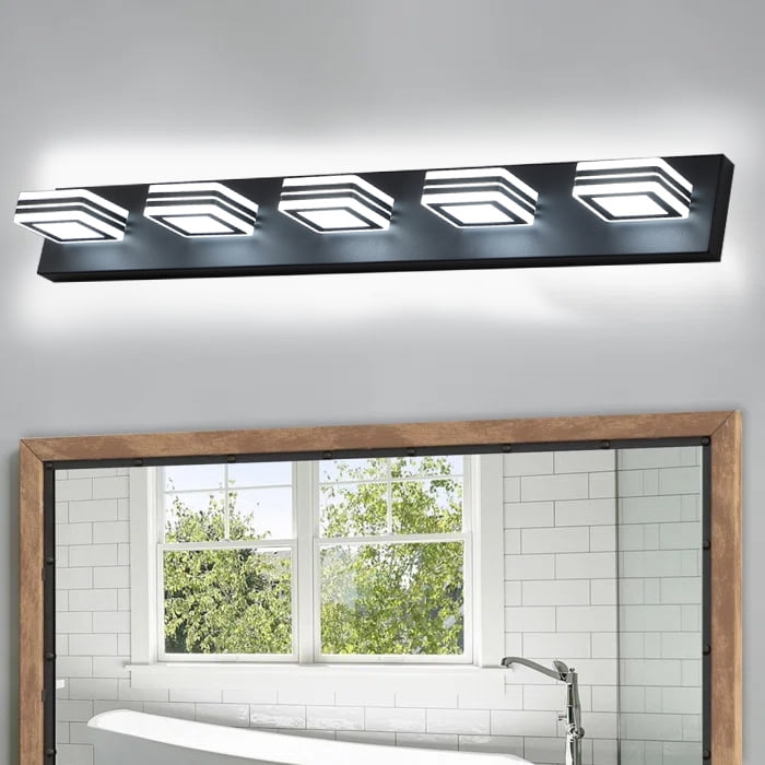 LED Modern Vanity Light Bathroom Light Fixtures 5Light Acrylic