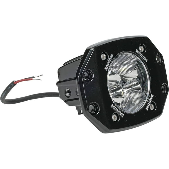 LED Mojave 3 Inch Flush Mount Racing Light 40W 3000 Lumens Compatible with UTVs ATVs Off-Road Vehicles Trucks Spot Flood Combo 12-24V 3 Interchangeable Lenses Heavy-Duty Housing