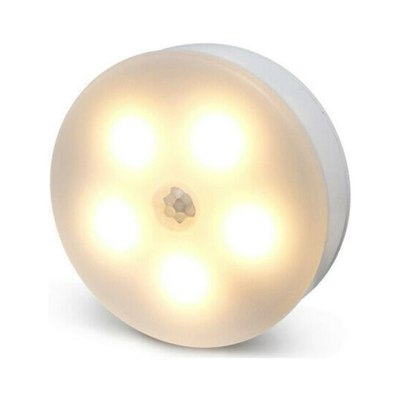 LED Motion Sensor Light Kids Night Light Battery Cabinet Stair Lamp Bedroom Home