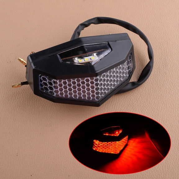 LED Motorcycle Motorbike Daytime Running Light Tail Lamp License Plate Light New